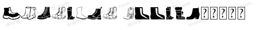 Electric Boots字体转换